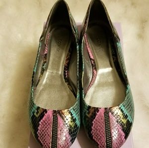 Botkier Snake Print Flats